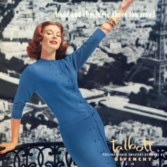 Host🎉Pick Vintage 1950s Talbott Givenchy Sweater